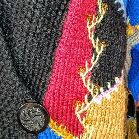 Handmade Vintage Raverly #11 Crazy Quilt Patchwork Crochet Pattern - Picture 4 of 12